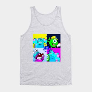 monsters inc pop art quad Tank Top